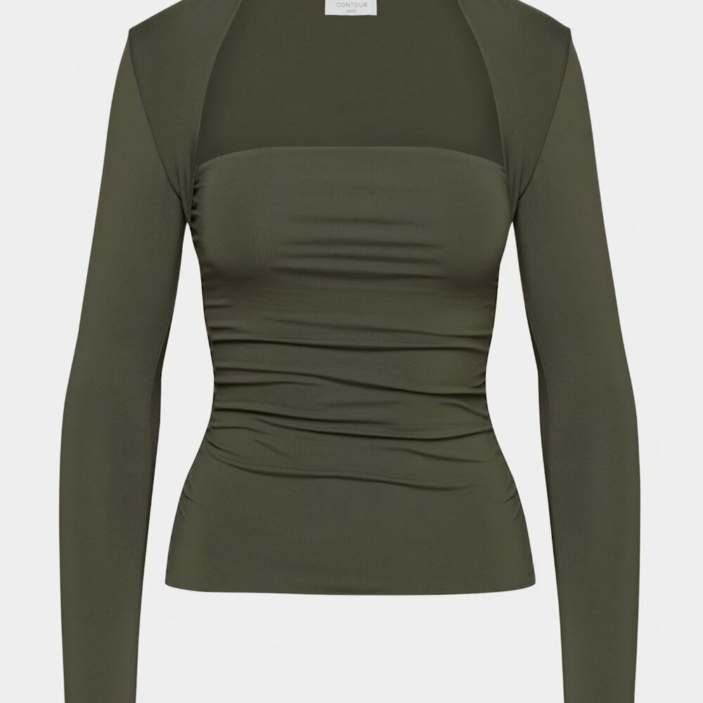 Aritzia Contour Flourish Longsleeve Top S